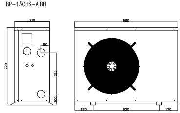 Wärmepumpe Tebas, power 9,7-13,1 kW, für Pools mit 50-70 m³, 230 V, AUTO-Mode funktion: wärmen oder kühlen